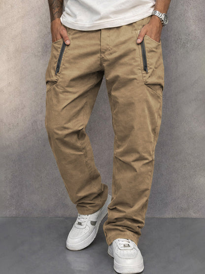 Cedric - Slim Cotton Cargo Trousers