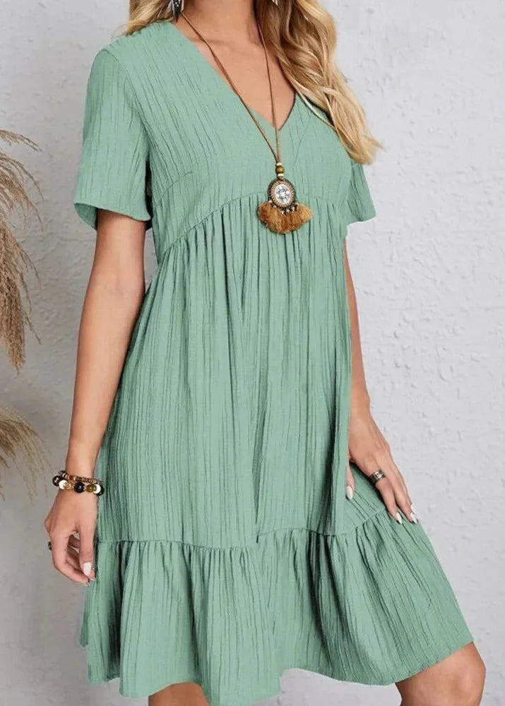 Solenne - Fluid Layered Dress