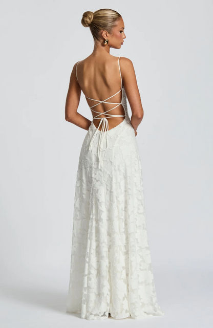 Sofia - Strappy Lace Maxi Dress