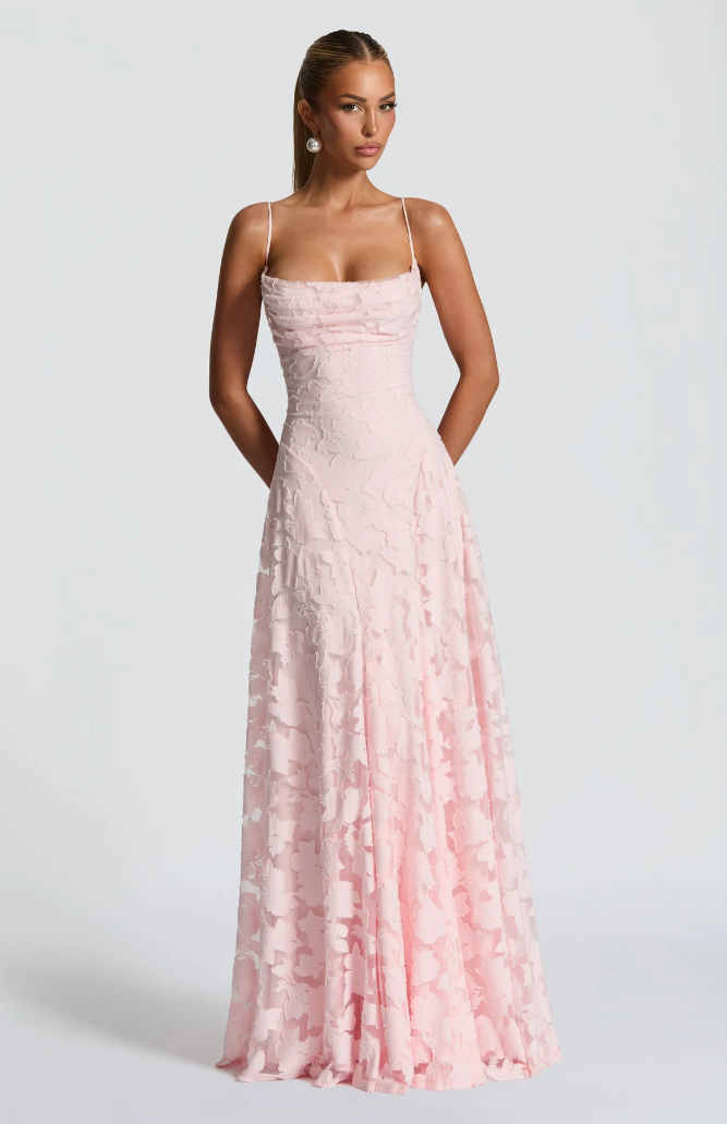 Sofia - Strappy Lace Maxi Dress
