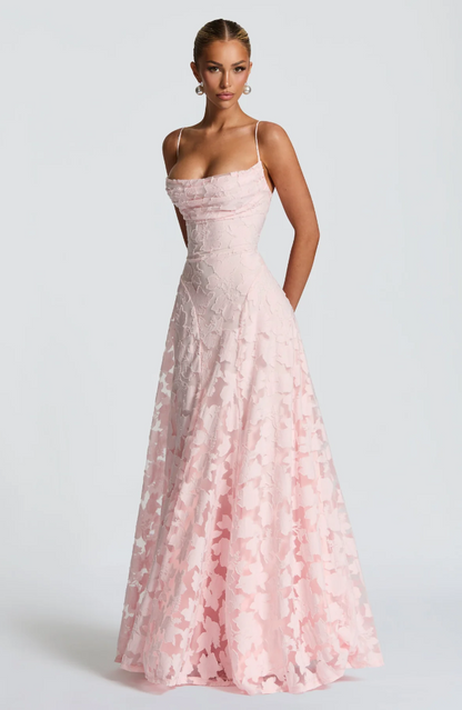 Sofia - Strappy Lace Maxi Dress