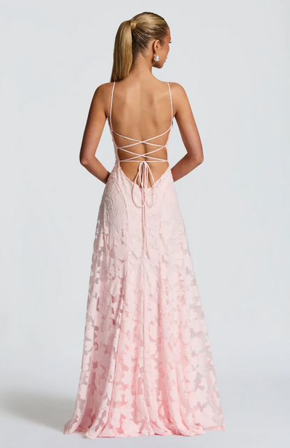 Sofia - Strappy Lace Maxi Dress