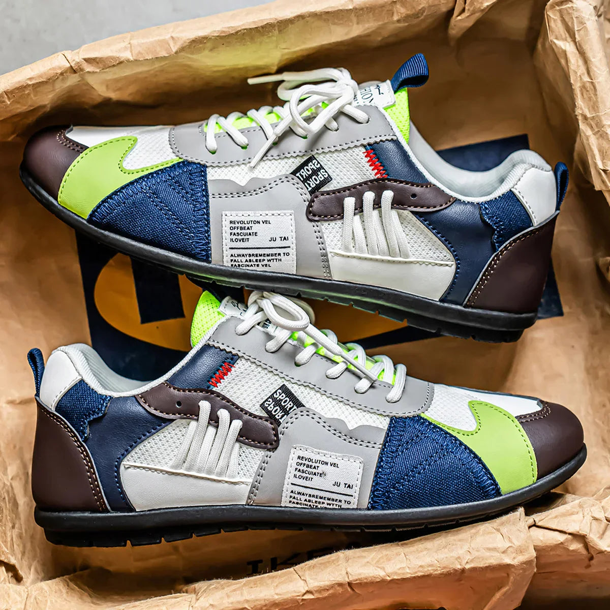 Rydell - Retro Colourblock Trainers