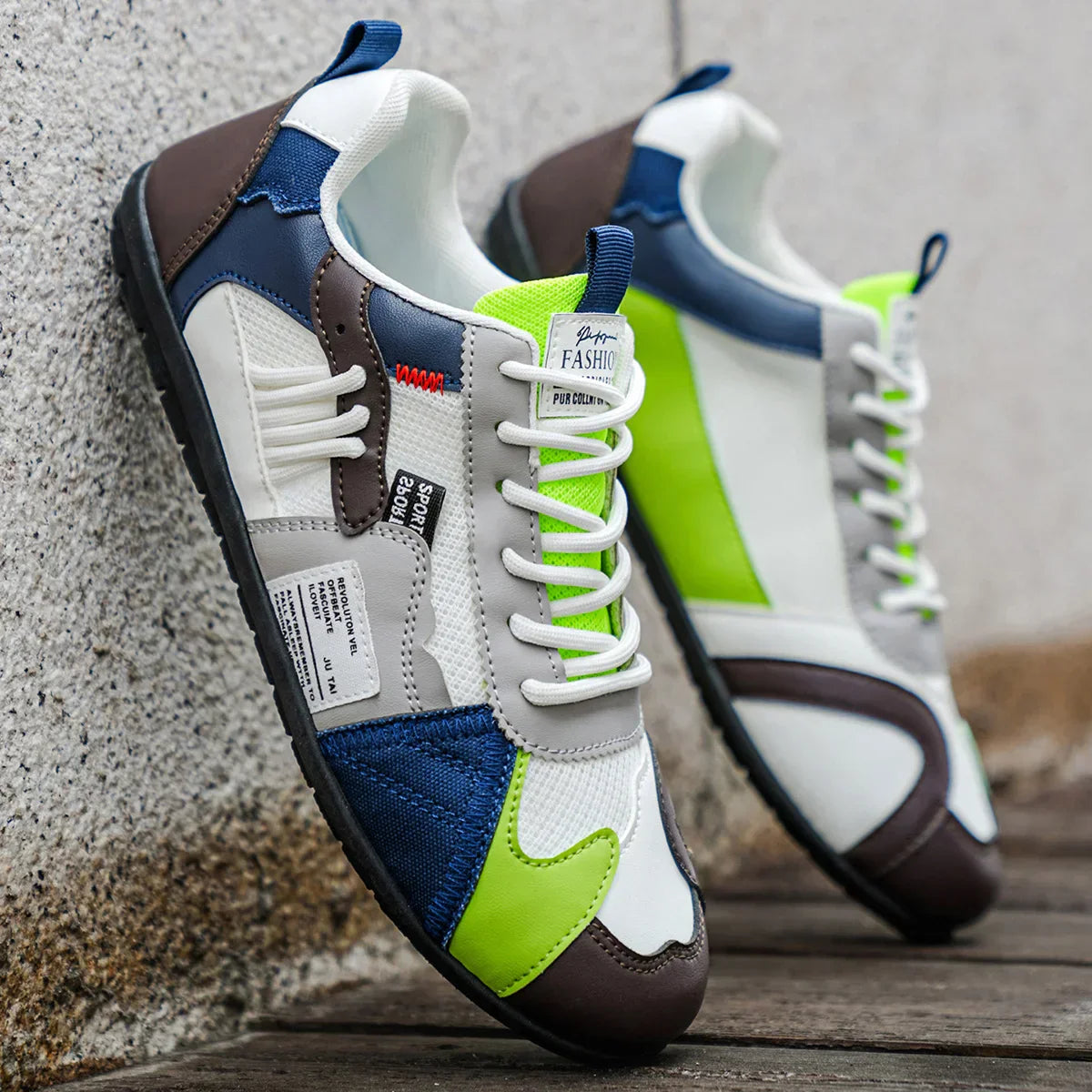 Rydell - Retro Colourblock Trainers