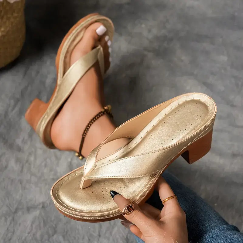Seloria - Supportive Heeled Slippers