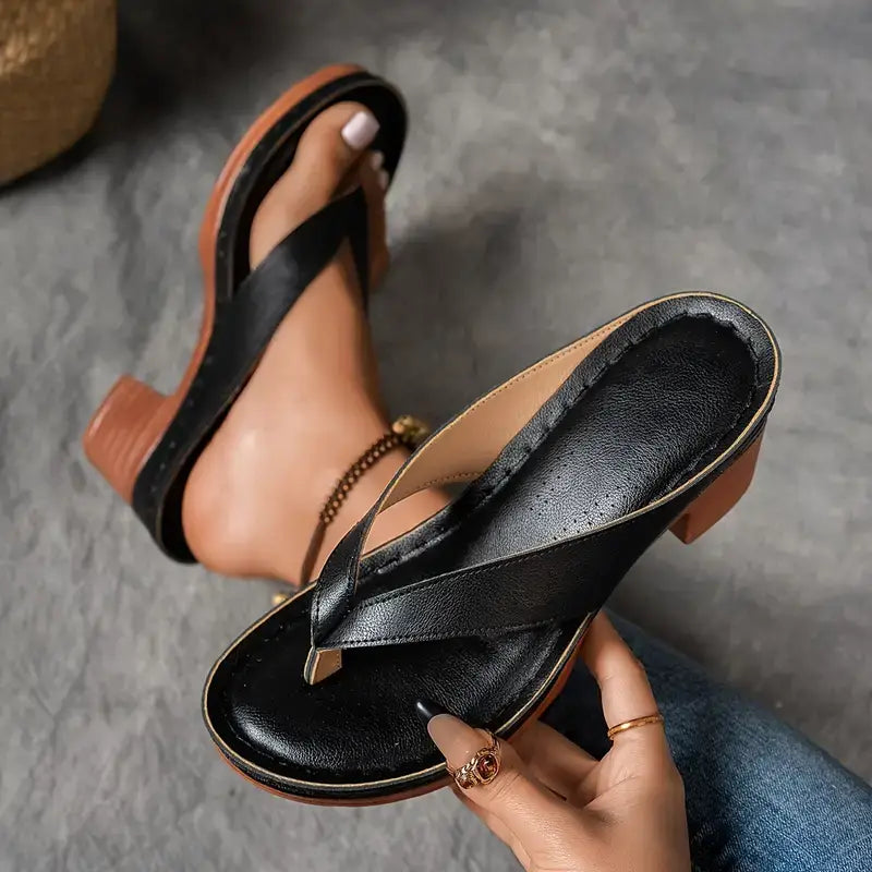 Seloria - Supportive Heeled Slippers