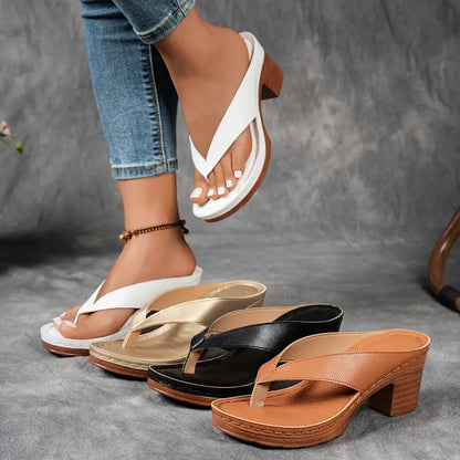 Seloria - Supportive Heeled Slippers