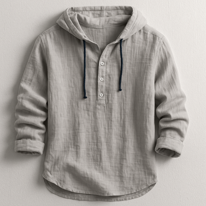 Sereno - Linen Drawcord Hoodie