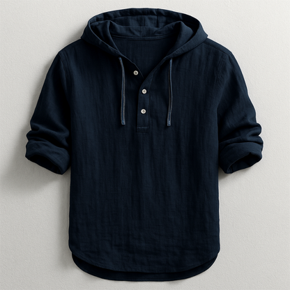 Sereno - Linen Drawcord Hoodie