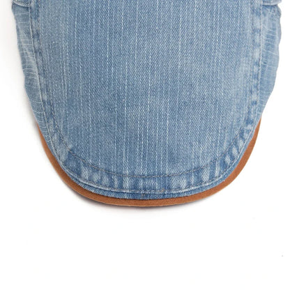 Theodore - Adjustable Denim Flat Cap
