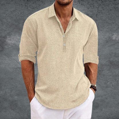 Tenori - Tailored Open-Collar Shirt