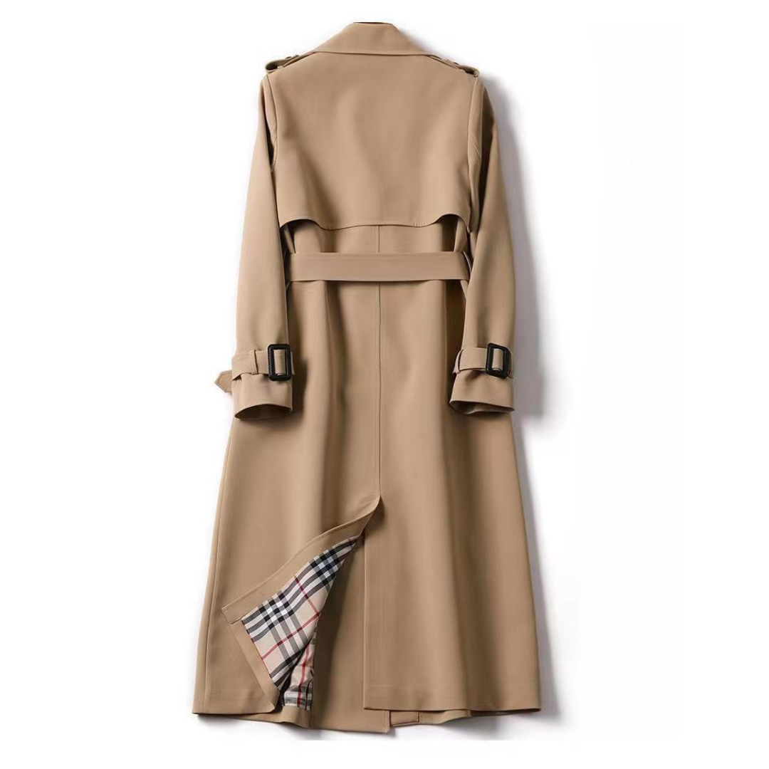 Sienna - Belted Double-Breasted Trench Coat