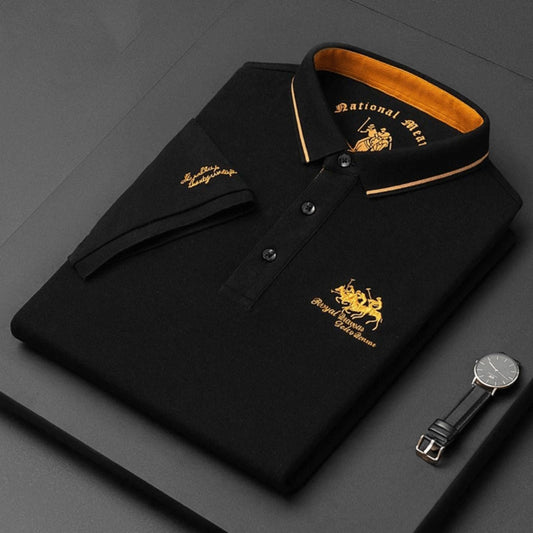 Zachery - Comfort-Fit Men's Polo