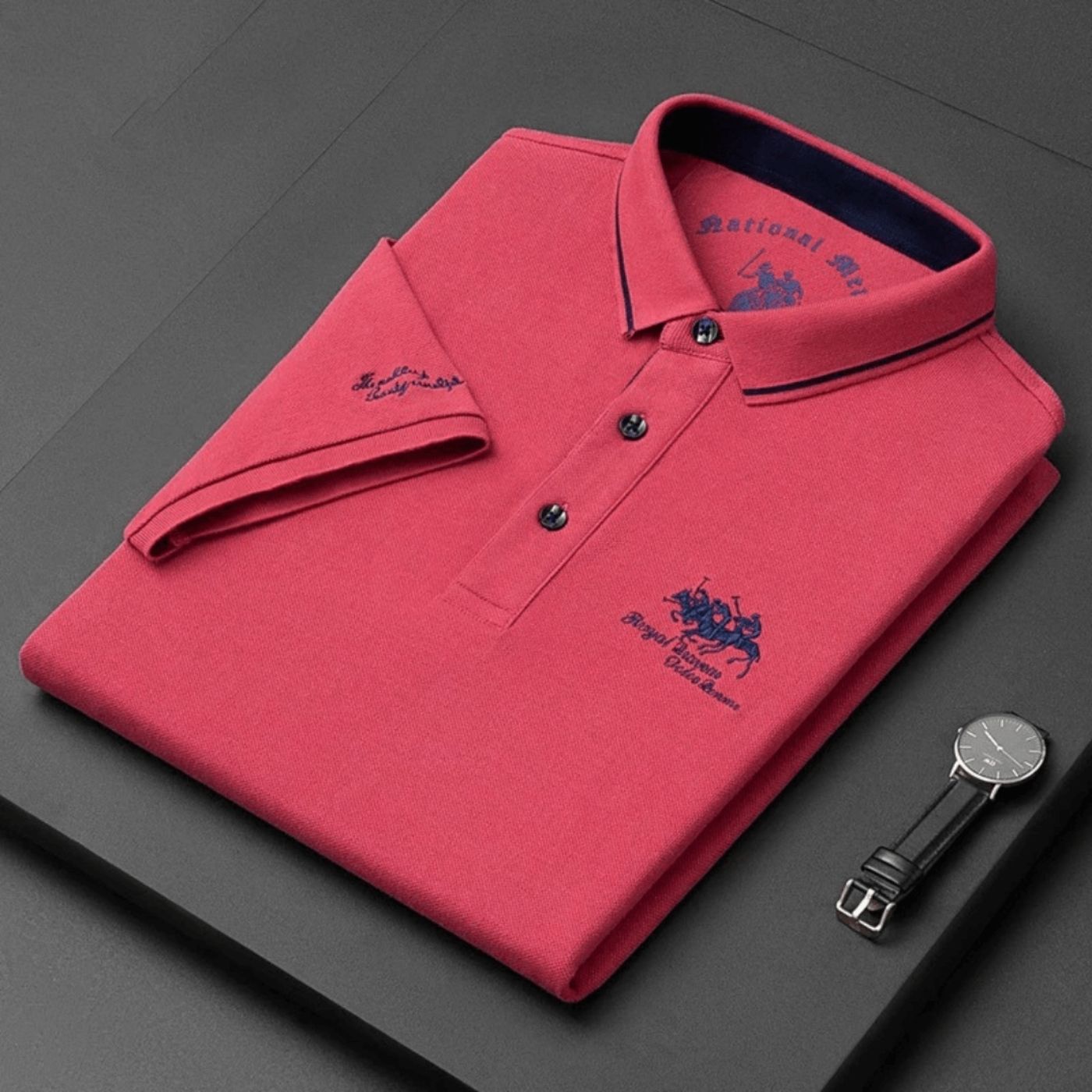 Zachery - Comfort-Fit Men's Polo