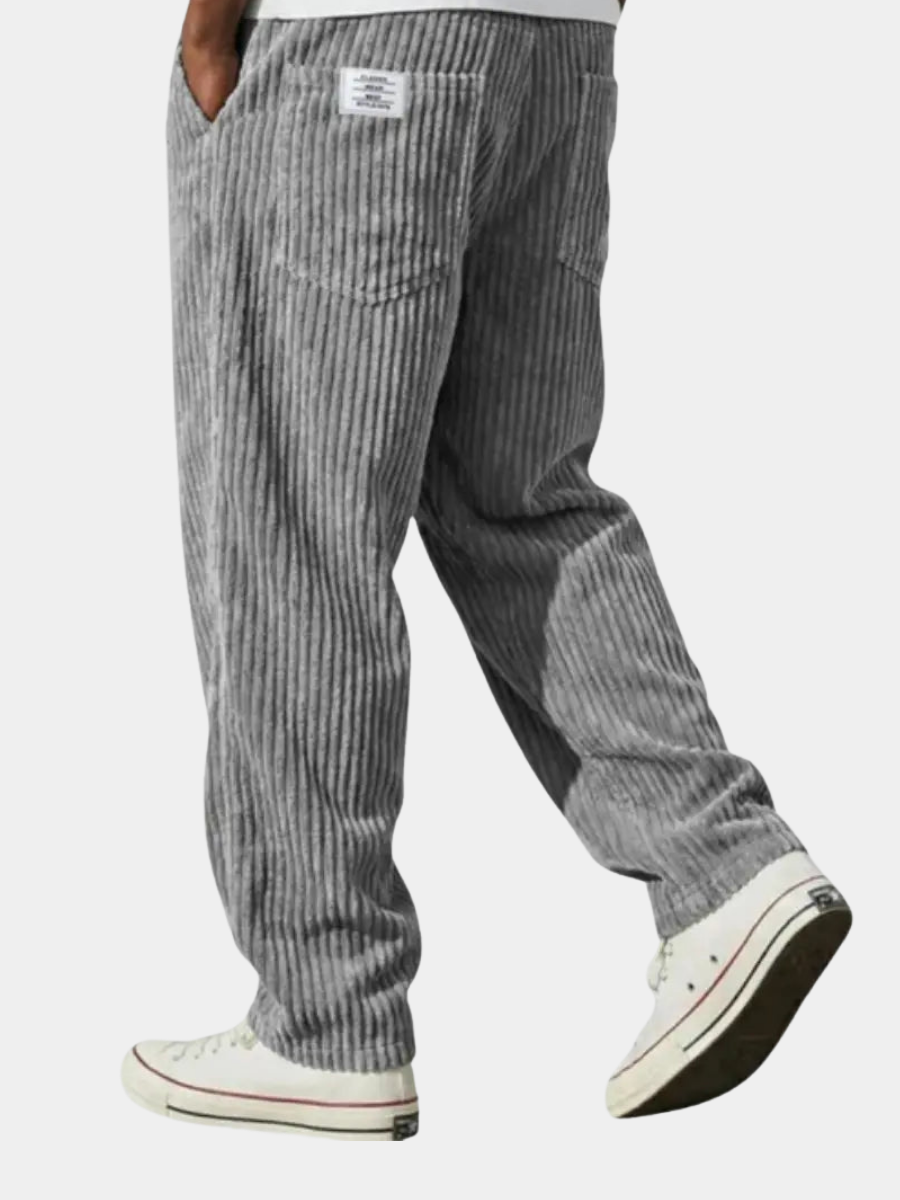 Dalton - Fine Cord Drawstring Trousers