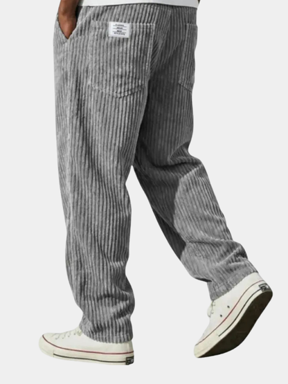 Dalton - Fine Cord Drawstring Trousers