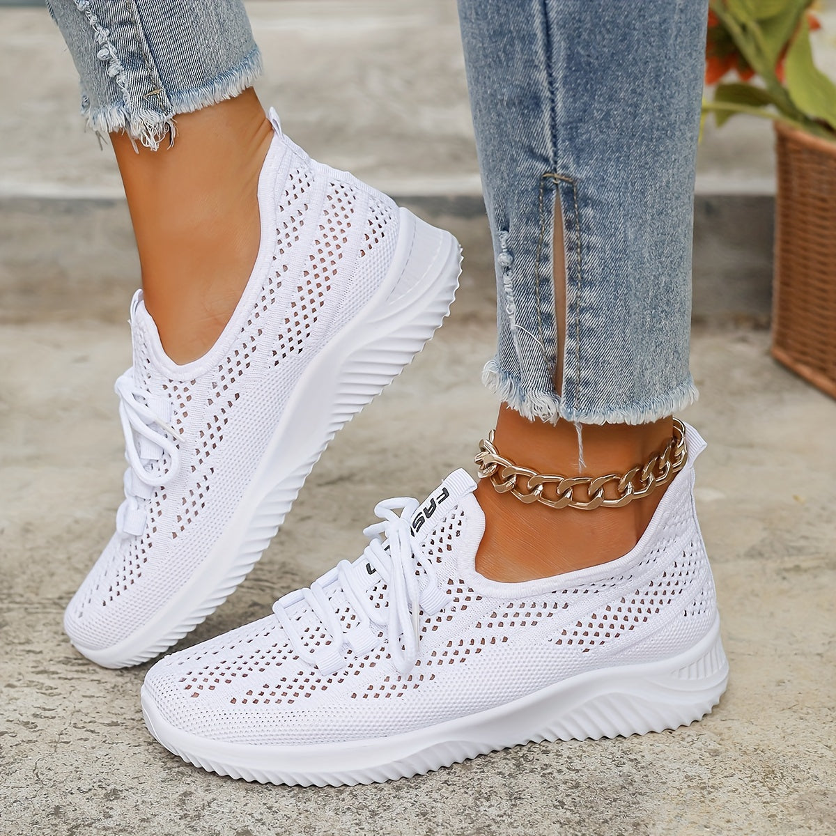 Elowen - Breathable Walking Trainers