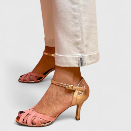 Delphia - Braided Open-Toe Heels