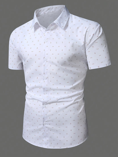 Ike - Printed Short-Sleeve Shirt