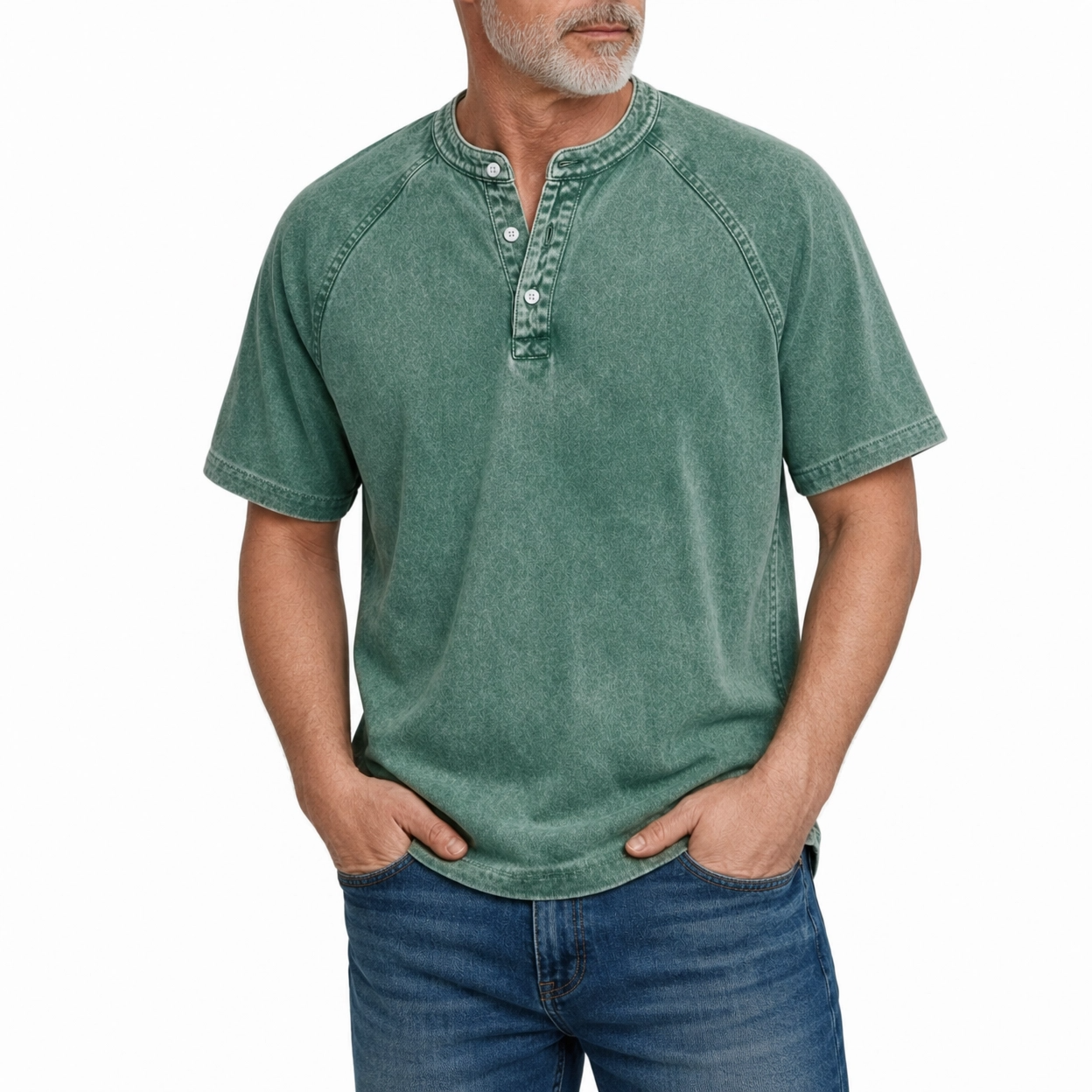 Jonas - Vintage-Washed Cotton-Blend Polo