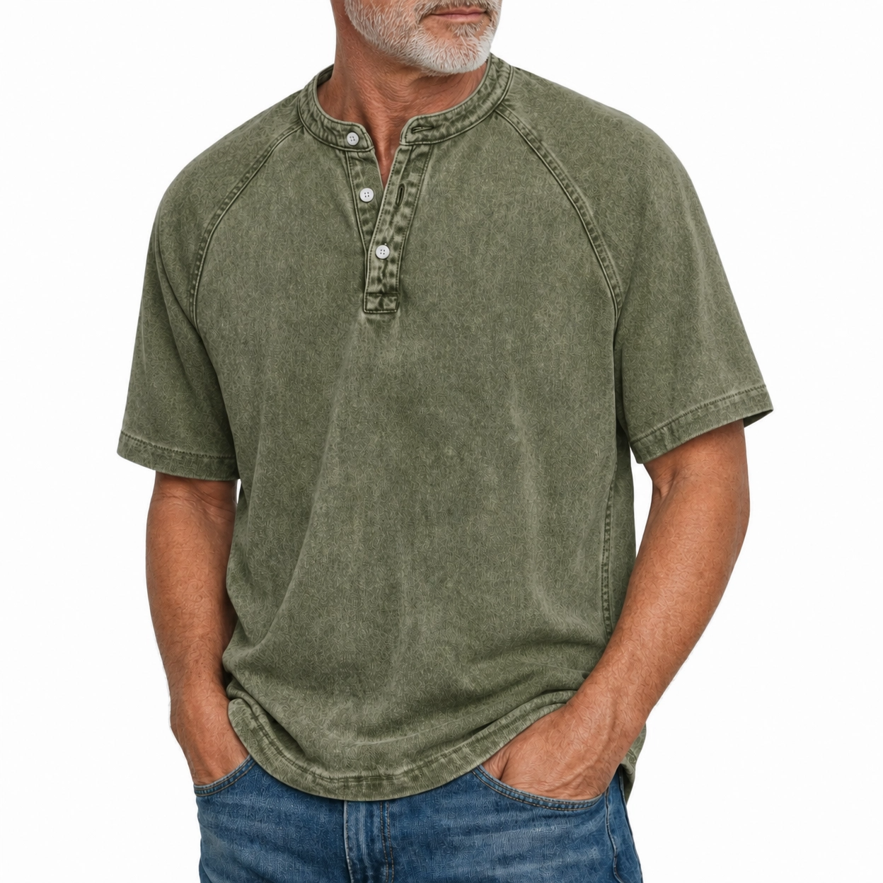 Jonas - Vintage-Washed Cotton-Blend Polo
