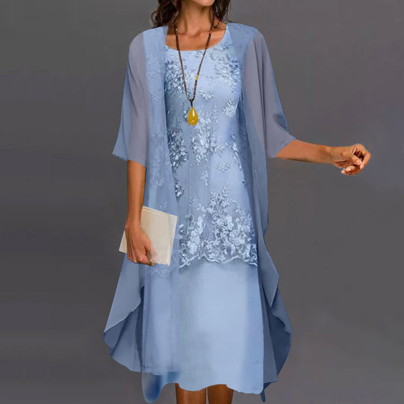 Monica - Chiffon Two-Piece Dress