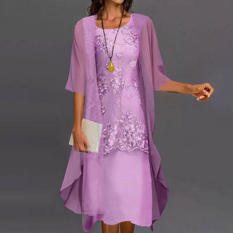 Monica - Chiffon Two-Piece Dress