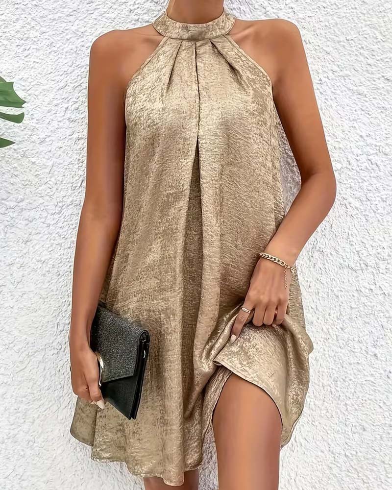 Vesna - A-Line Halter Dress