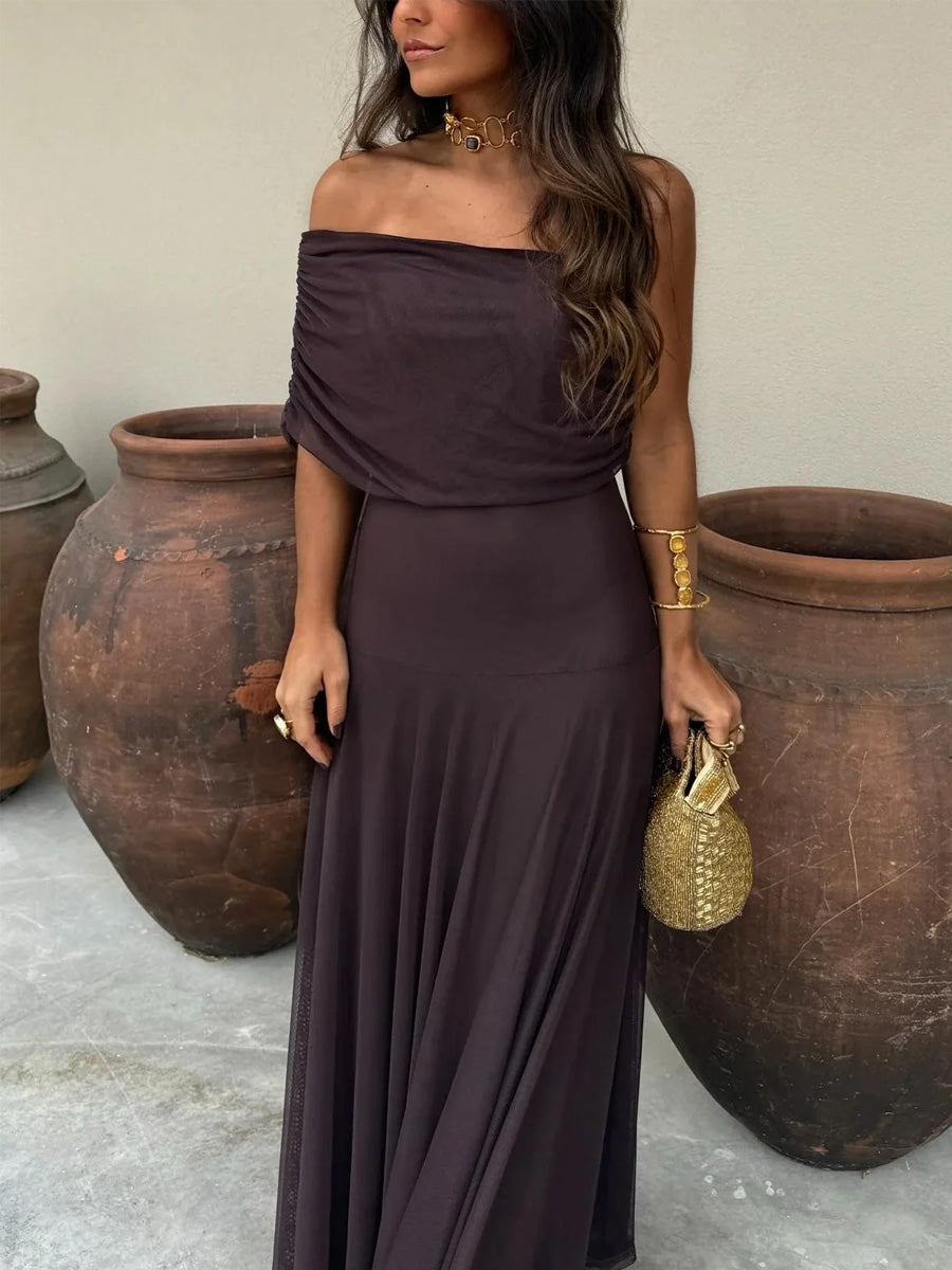 Edite - Off-Shoulder Maxi Dress