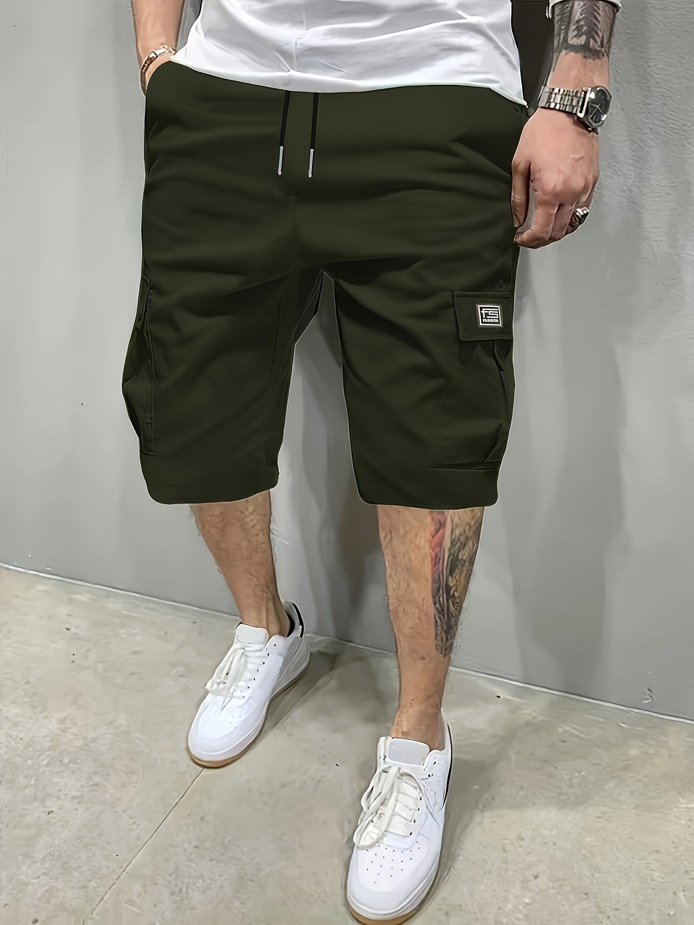 Ian - Drawstring Cargo Shorts