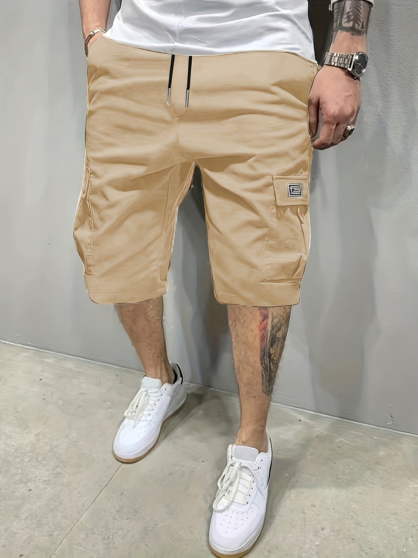 Ian - Drawstring Cargo Shorts
