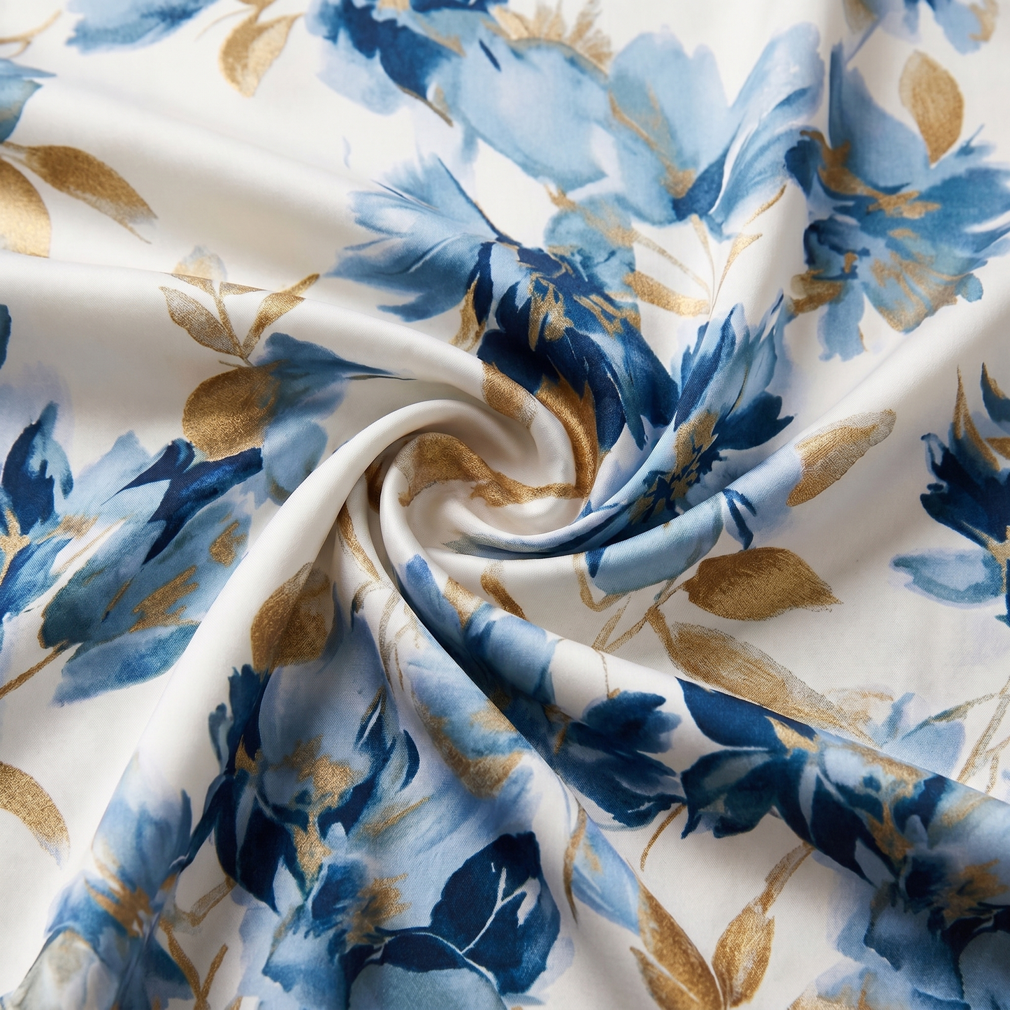 Denise - Floral Wrap Midi Dress