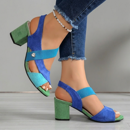 Lynne - Cushioned Heeled Sandals