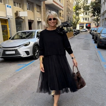 Hallie - Knit Top and Dress Set