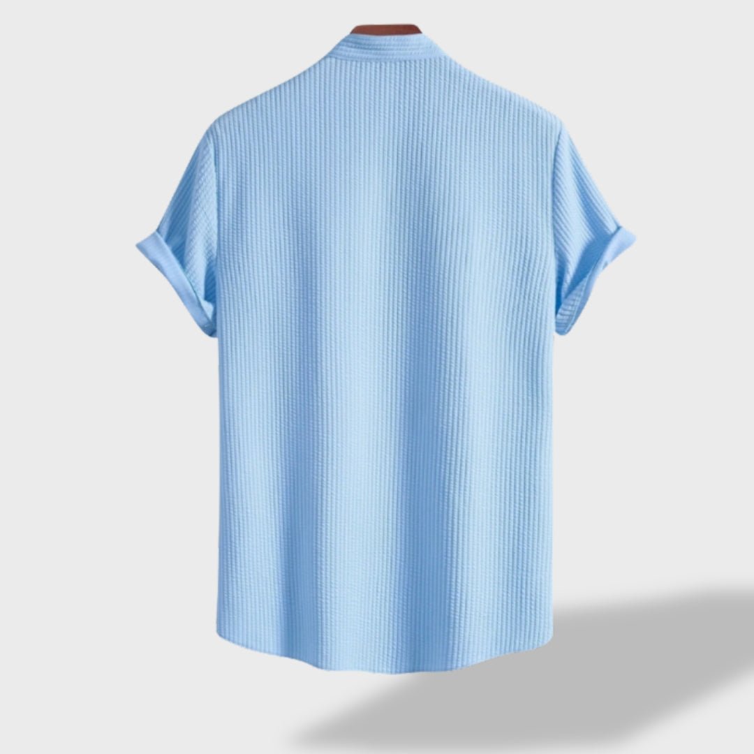 Solin - Mandarin-Collar Linen Shirt