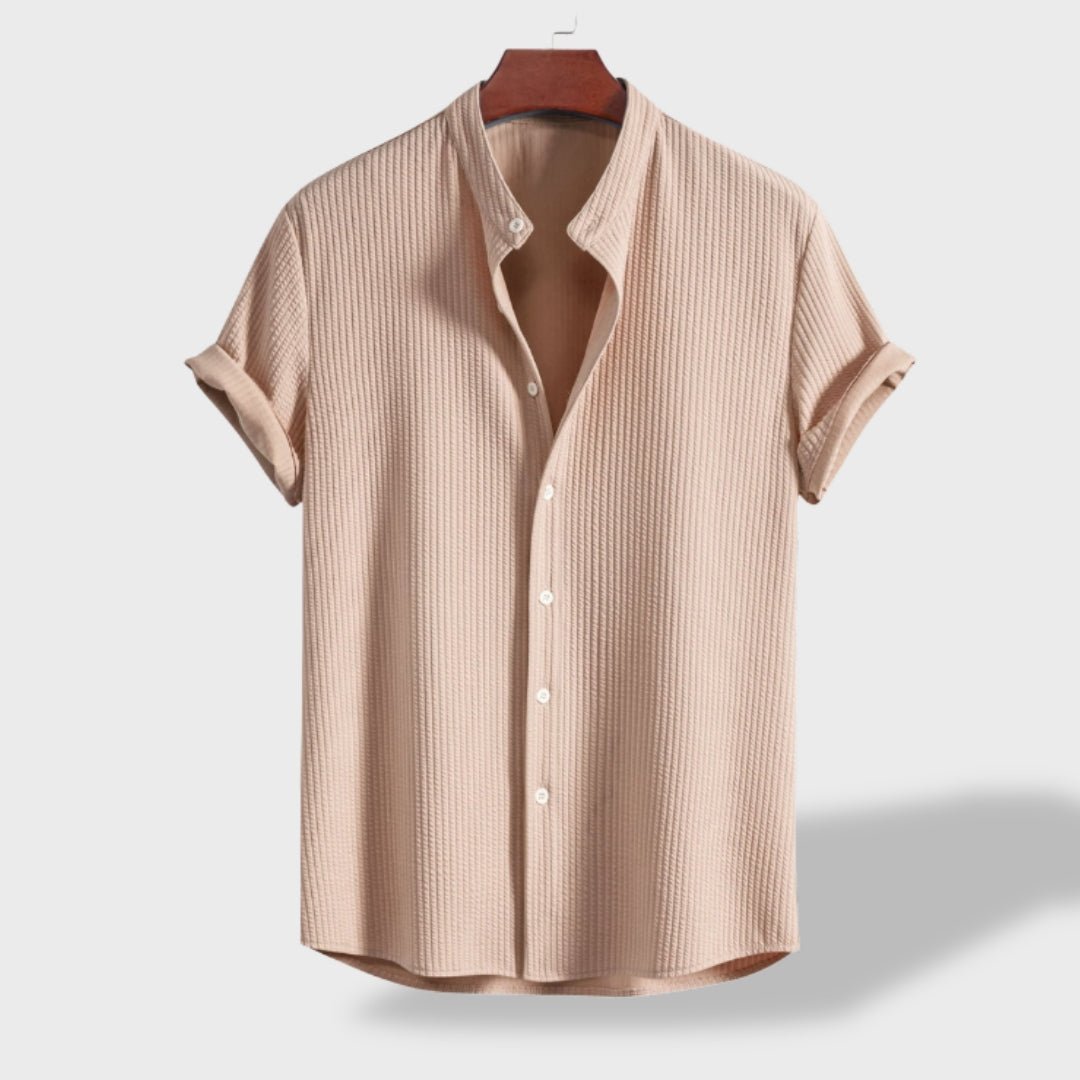 Solin - Mandarin-Collar Linen Shirt