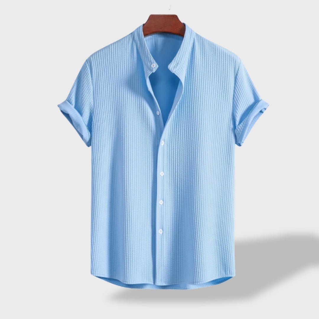 Solin - Mandarin-Collar Linen Shirt
