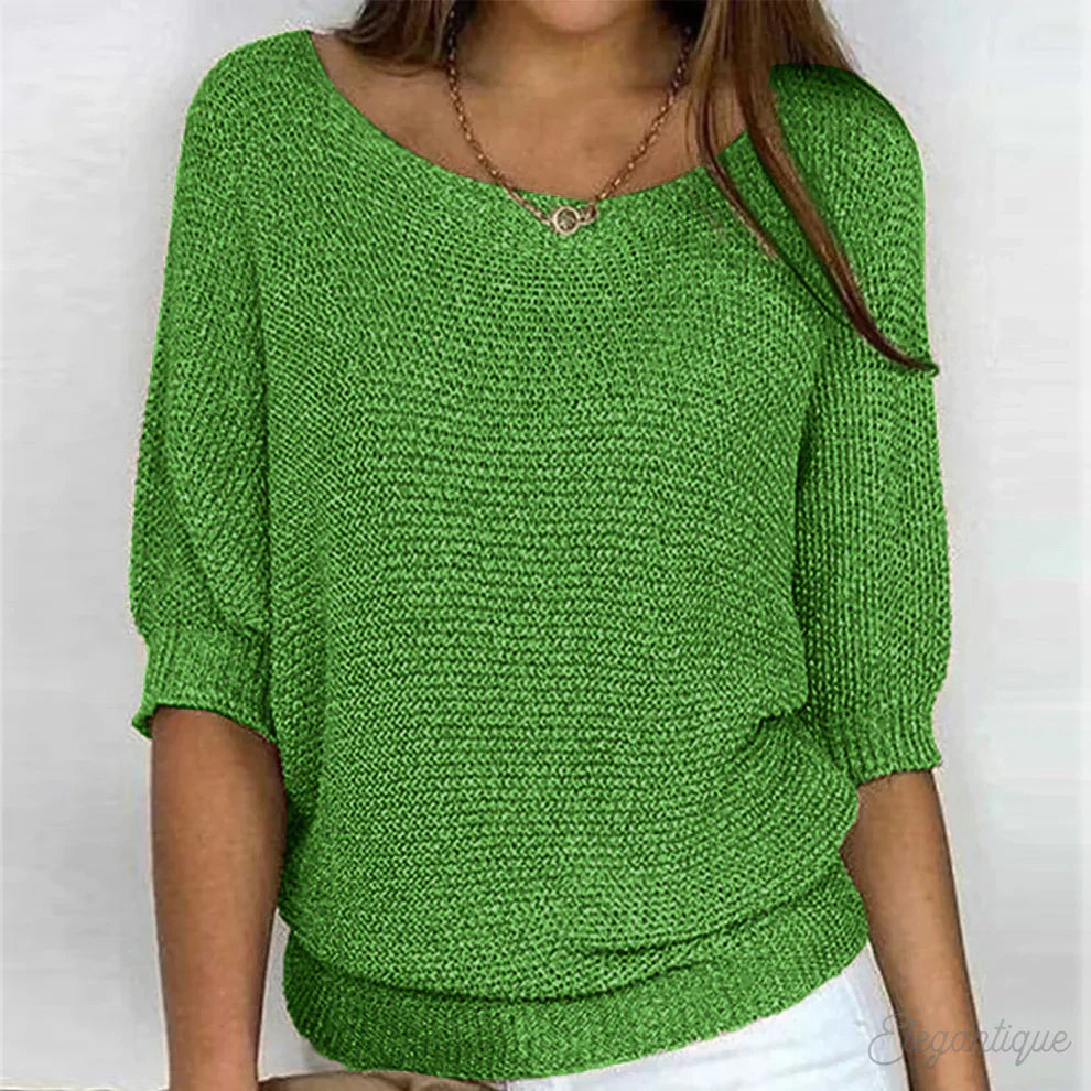 Luigia - Braided Knit Jumper