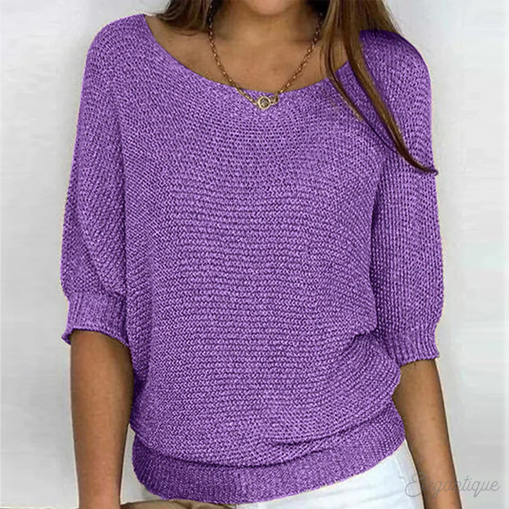 Luigia - Braided Knit Jumper